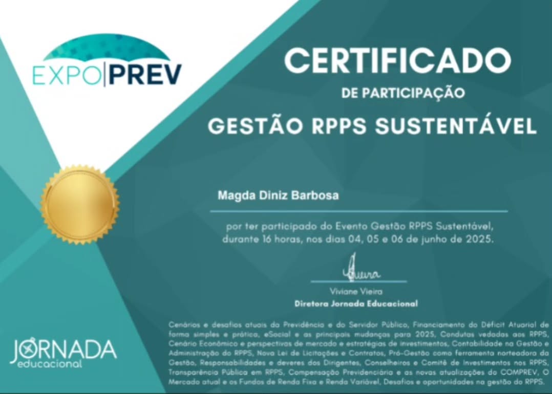 Certificado _ Gestão RPPS Sustentável